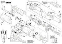 Bosch 3 601 B25 000 Ggs 28 Lp Straight Grinders 230 V / Eu Spare Parts